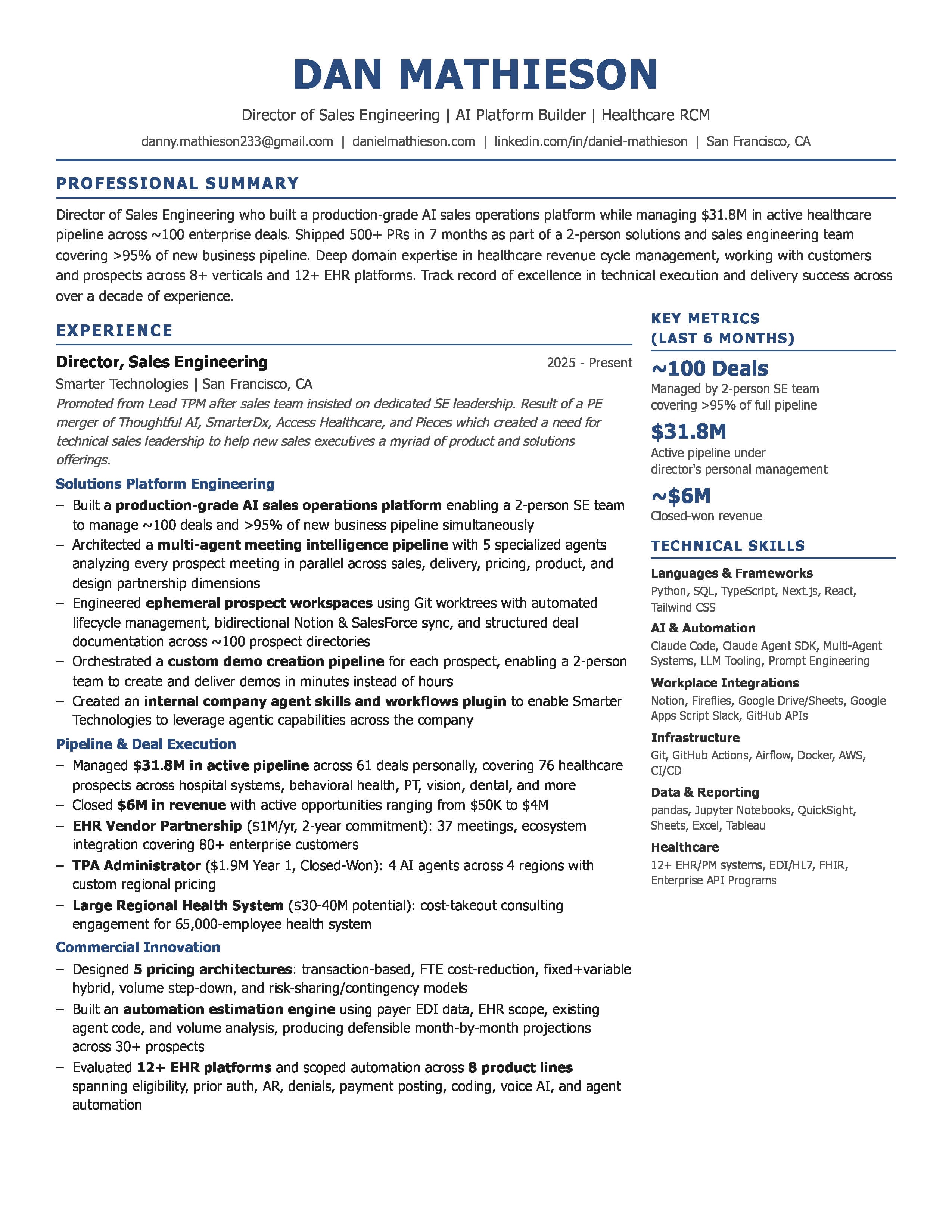 PDF Page 1 - Resume